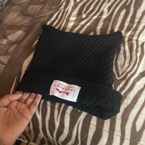 Charles Jeffrey Loverboy Black Knit Beanie